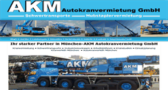 Desktop Screenshot of akm-muenchen.de